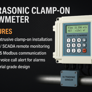 Kewintech Ultrasonic Clamp-On Flow Meter